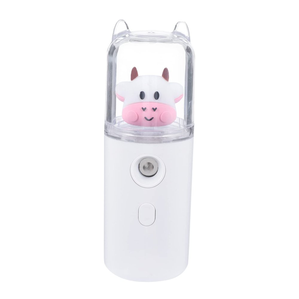 minkissy Portable Hydrating Facial Mister Small Humidifier for Skin Care Cool Nano Mist Sprayer Cartoon Design for Daily Hydration and Moisturizing The Go