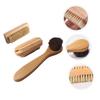 Anneome 3pcs Nail Brush Wooden Hand Scrub Brush for Fingertip and Foot Cleaning view 2