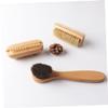 Anneome 3pcs Nail Brush Wooden Hand Scrub Brush for Fingertip and Foot Cleaning view 4