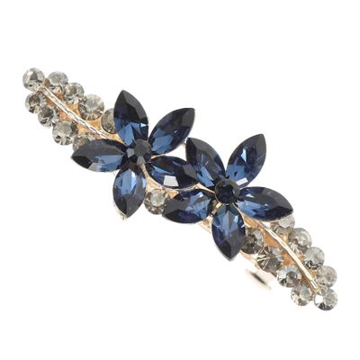 Beatifufu Rhinestone Flower Hair Clip Women Vintage Rhinestone Clip for Women Hair Accessory