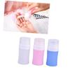 FRCOLOR Toiletry Bottles for Travel 3pcs Silicone Refillable Bottles Squeezing Lotion Dispenser and Portable (blue/white/pink) view 1