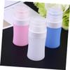 FRCOLOR Toiletry Bottles for Travel 3pcs Silicone Refillable Bottles Squeezing Lotion Dispenser and Portable (blue/white/pink) view 4