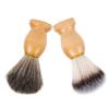 Beatifufu 2pcs Professional Shaving Brush Nylon Foaming Brush Neck Duster for Barbers Salon Cleaning and Facial Cleansing for Men and Shaving Needs view 1