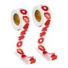 Gogogmee Tanning Sticker 2 Rolls Sunbathing Stickers s for Tanning Perforated Tanning Decals Seal Stickers Sun Stickers Beds Tan Heart-shaped Copper Plate Stickers Applique Red view 1