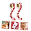 Gogogmee Tanning Sticker 2 Rolls Sunbathing Stickers s for Tanning Perforated Tanning Decals Seal Stickers Sun Stickers Beds Tan Heart-shaped Copper Plate Stickers Applique Red view 3