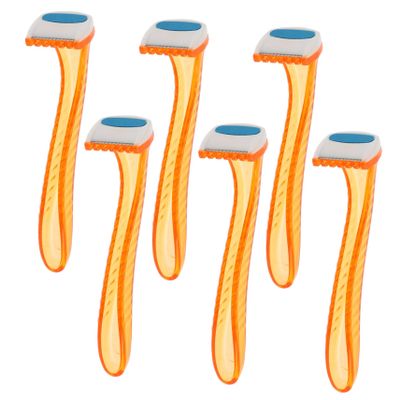 MERRYHAPY 6pcs Women Trimmer for Arms Legs Intimate Areas Quick Smooth Hair Removal Tools for Beginners Random Colors