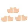 Anneome 3pairs Sebs Gel Heel Pad Socks Achilles Tendon Support Foot Pads for Men Pain Relief Socks Gel Heel Cups view 1