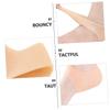 Anneome 3pairs Sebs Gel Heel Pad Socks Achilles Tendon Support Foot Pads for Men Pain Relief Socks Gel Heel Cups view 3