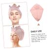Beatifufu Supple Hair-drying Cap Fast Drying Long Hair Wrap for Women Comfortable Shower Cap view 2