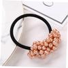 8Pcs Manmade Pearl Hair Bands Elastic Ponytail Holders for Women Girls view 2