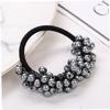 8Pcs Manmade Pearl Hair Bands Elastic Ponytail Holders for Women Girls view 3