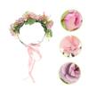 Gogogmee Bridal Flower Adjustable Headband Beautiful Floral Hair Accessory for Weddings Parties and Photo Shoots for Brides Girls and Themed Events view 3