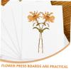 MERRYHAPY 6pcs Embossed Plate Drying Board Blotter Paper Reusable Flower Press Paper Absorbent view 4