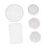 Beatifufu 4pcs Silicone Lash Extension Pad Reusable Eyelash Holder with Tray for Quick Access Includes Round and Pads for Lash Application view 4