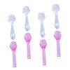 Beatifufu Handle Nail Brush 8pcs Set Fingernail Brush for Cleaning Polish Fluffy Bristles Sturdy Plastic Handle view 1