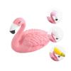 Beatifufu 3pcs Pink Flamingo Nail Tip Stand for Nail Art Practice and Display Cute Cartoon Design Art Rack for Diy Manicures for Salon and Home Use view 2