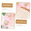 Beatifufu Elegant Imitated Jade Flower Hair Comb Bridal Hair Accessory Flower Girl Girls Accessories view 3