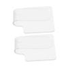Beatifufu 2pcs Professional Handheld Mixing Palette Ergonomic Acrylic Makeup Tools for Custom Shades Foundation Mixing and Transfer Beauty and Salon Applications view 1