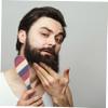 minkissy Salon Bristle Brush for Men Lightweight Horsehair Beard Grooming Tool Portable Facial Brush for Easy Styling and Maintenance for Travel and Daily Use view 2