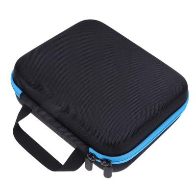 minkissy Essential Oil Holder Case Shockproof Eva Bag with Slots for Bottles Travel Makeup Organizer Durable Blue Essential Oil Storage