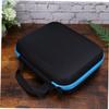 minkissy Essential Oil Holder Case Shockproof Eva Bag with Slots for Bottles Travel Makeup Organizer Durable Blue Essential Oil Storage view 3