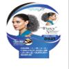 10" Length Drawstring Ponytail DS21 Color 1 Black - Cheerleading Looser Spiral Curls Fusion Heat Friendly Synthetic Fiber Womens Lightweight African American Curly Cheer Bundle Hairloss Booklet view 4