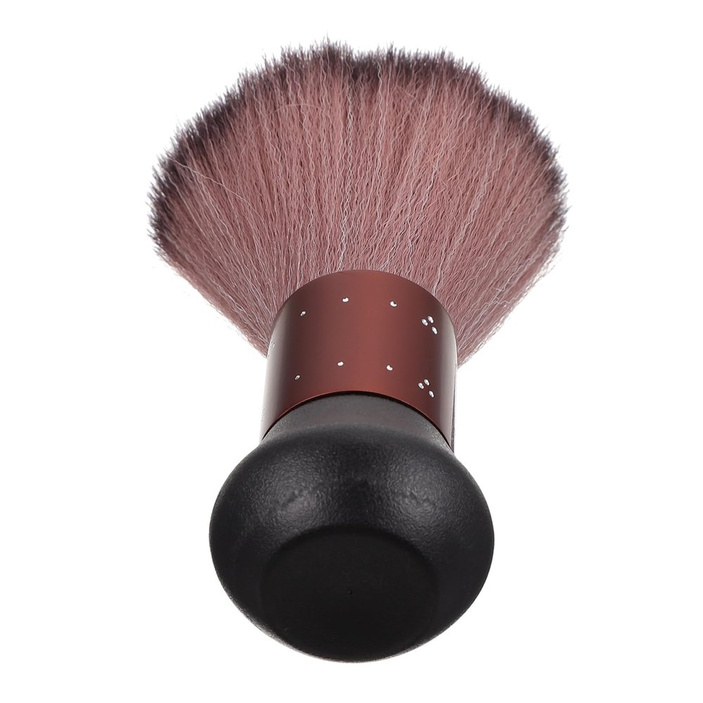 Beatifufu 1pc Portable Hair Salon Neck Brush Cleaning Brush for Barbers Lightweight Design Comfortable Grip for Home Salon Use
