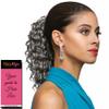 12" Length Drawstring Curly Loose Ponytail DS22 Color 1B - Gently Pulled Out Spiral Curls Haipiece Fusion Heat Friendly Synthetic Fiber Womens African American Foxy Silver Bundle Hairloss Booklet view 4