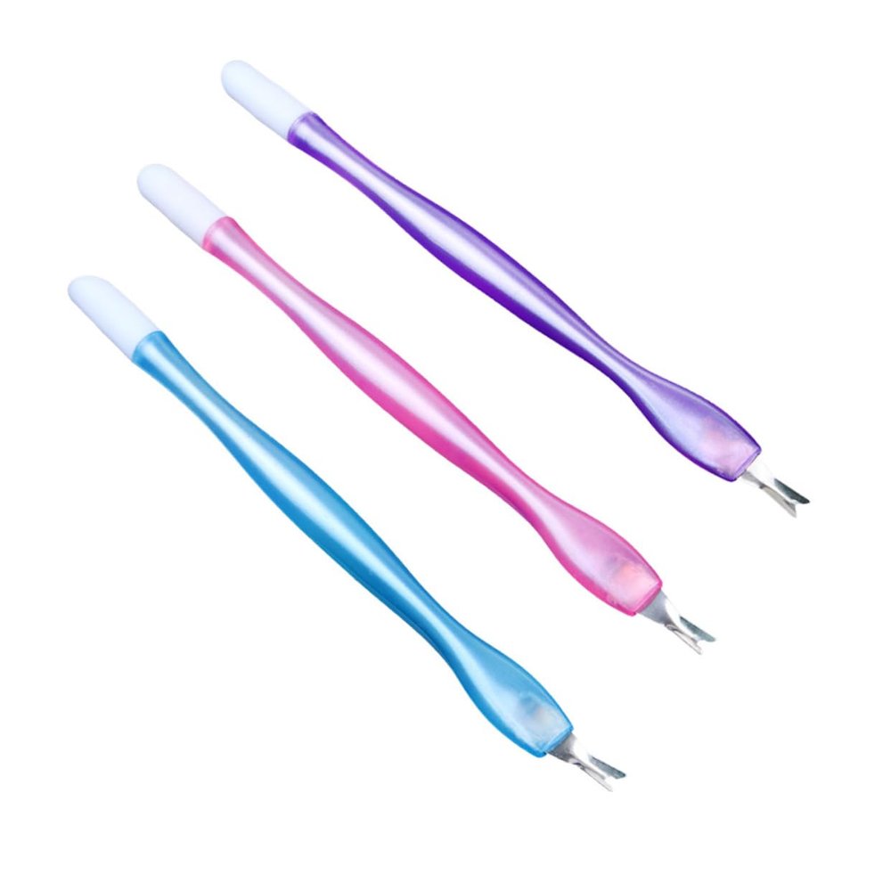 Beatifufu 15pcs Nail Art Tool Manicure Press Pen Cuticle Remover Tool Callus Fork for Home and Salon Use