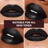 The Lip Bar - Nonstop Liquid Matte Lipstick, Back to Black (Black) - High Pigment - One Swipe - Long Lasting - Jojoba Oil & Vitamin E - Vegan & Cruelty Free - Makeup & Cosmetics - .24 fl oz view 2