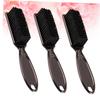 Beatifufu 3pcs Mens Detangler Beard Brush Styling Manscape Hair Brush for Men Professional Bristles Beard Cleaning Random Color view 3
