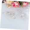 Beatifufu Hair Accessory Comb Pearl Bridal Hair Comb Set Rhinestone Wedding Party Prom Elegant view 4