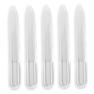 Beatifufu 5pcs Lightweight Nail Files Convenient Nail Polishing Tools for Women Smooth Surface for Elegant for Professionals and Beginners