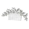 Beatifufu 1pc Rhinestone Bride Hair Comb Elegant Wedding Hair Accessory for Brides Bridesmaids Chic Design Stunning Color Brightness for Photography Special Occasions view 1