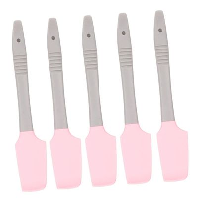 MERRYHAPY 5pcs Silicone Makeup Spatula for Face and Foot Mask Application Safe and Beauty Supplies Comfortable Handheld Wax Applicator for Even Mask Distribution