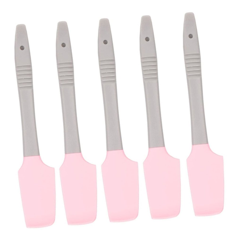 MERRYHAPY 5pcs Silicone Makeup Spatula for Face and Foot Mask Application Safe and Beauty Supplies Comfortable Handheld Wax Applicator for Even Mask Distribution
