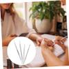 Beatifufu 4pcs Nail Art Tools Practical Cuticle for Nail Care Dead Skin Removal Lightweight and Portable Manicure Kit for Daily Use Silver view 3
