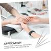Beatifufu 4pcs Nail Art Tools Practical Cuticle for Nail Care Dead Skin Removal Lightweight and Portable Manicure Kit for Daily Use Silver view 4