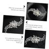Beatifufu Alloy Material Hair Comb Accessory Pearl Rhinestone Hairpin Elegant Hair Decor for Women view 2