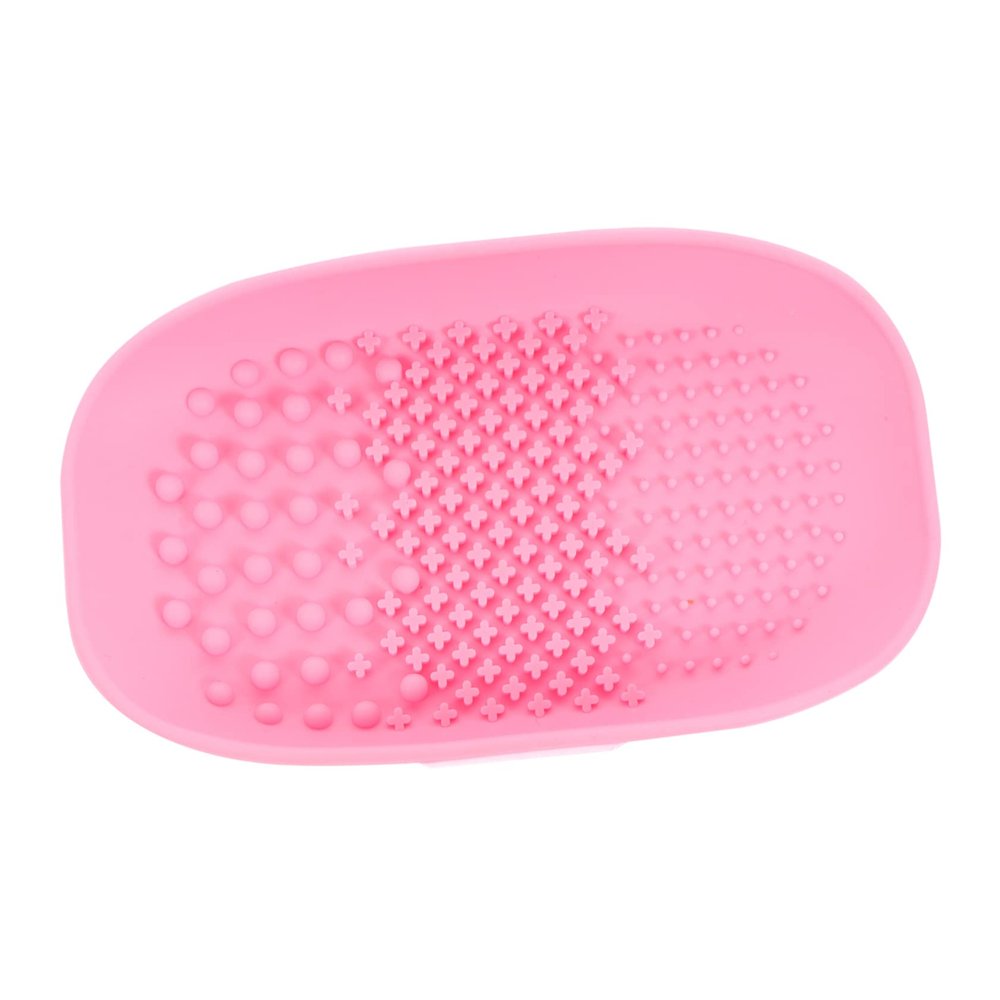 Beatifufu Makeup Brush Cleaning Mat Silicone Scrubber Pad for Efficient Makeup Tool Rinsing Safe and Odorless for Sponges and Brushes Easy to Use and Store