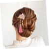 MERRYHAPY Must-have 2pcs Japanese Fan Hair Clips Tassel Hairpin Korean Fashion Hair Stick for Wedding Party view 4