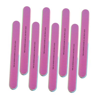 Beatifufu 8pcs Filesponge Nail File Polishing Strip Manicure Pedicure Kit Salon Nail Buffing Block Multi-Side Shaping Files Handheld