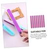 Beatifufu 8pcs Filesponge Nail File Polishing Strip Manicure Pedicure Kit Salon Nail Buffing Block Multi-Side Shaping Files Handheld view 3