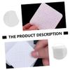 Beatifufu 2 Box 400pcs Eyelash Cleaning Pads Cleansing Cotton Pads Lash Extensions Supplies Nail Polish Remove Pads Eyelash Extension Face White Rub Chemical Fiber view 3