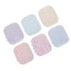 MERRYHAPY 6pcs Thickened Facial Cleansing Pads Gentle Makeup Remover Sponges for Daily Skin Care Hydrating and Exfoliating Face Wipes with Green Tea Lavender Orange Blueberry and view 1
