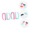 Beatifufu 4pcs Nail Cleaning Brush Ergonomic Handle for Easy Grip Nail Dust Removal for Home and Convenient Storage Design view 3