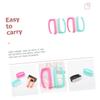 Beatifufu 4pcs Nail Cleaning Brush Ergonomic Handle for Easy Grip Nail Dust Removal for Home and Convenient Storage Design view 4