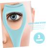 MERRYHAPY 3pcs Mascara Shield Applicator Tool Mermaid Eyelash Comb Separator Lash Comb for Makeup view 3