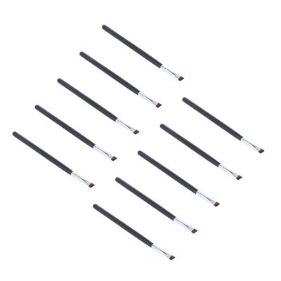 MERRYHAPY Practical Makeup Tool Set 10pcs Eyeliner Brush Angled Brush for Beginners