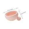 minkissy 1pc Creative Makeup Brush Cleaning Bowl Silicone Mat for and Sponge Washing Portable Design for Home Salon Use view 3